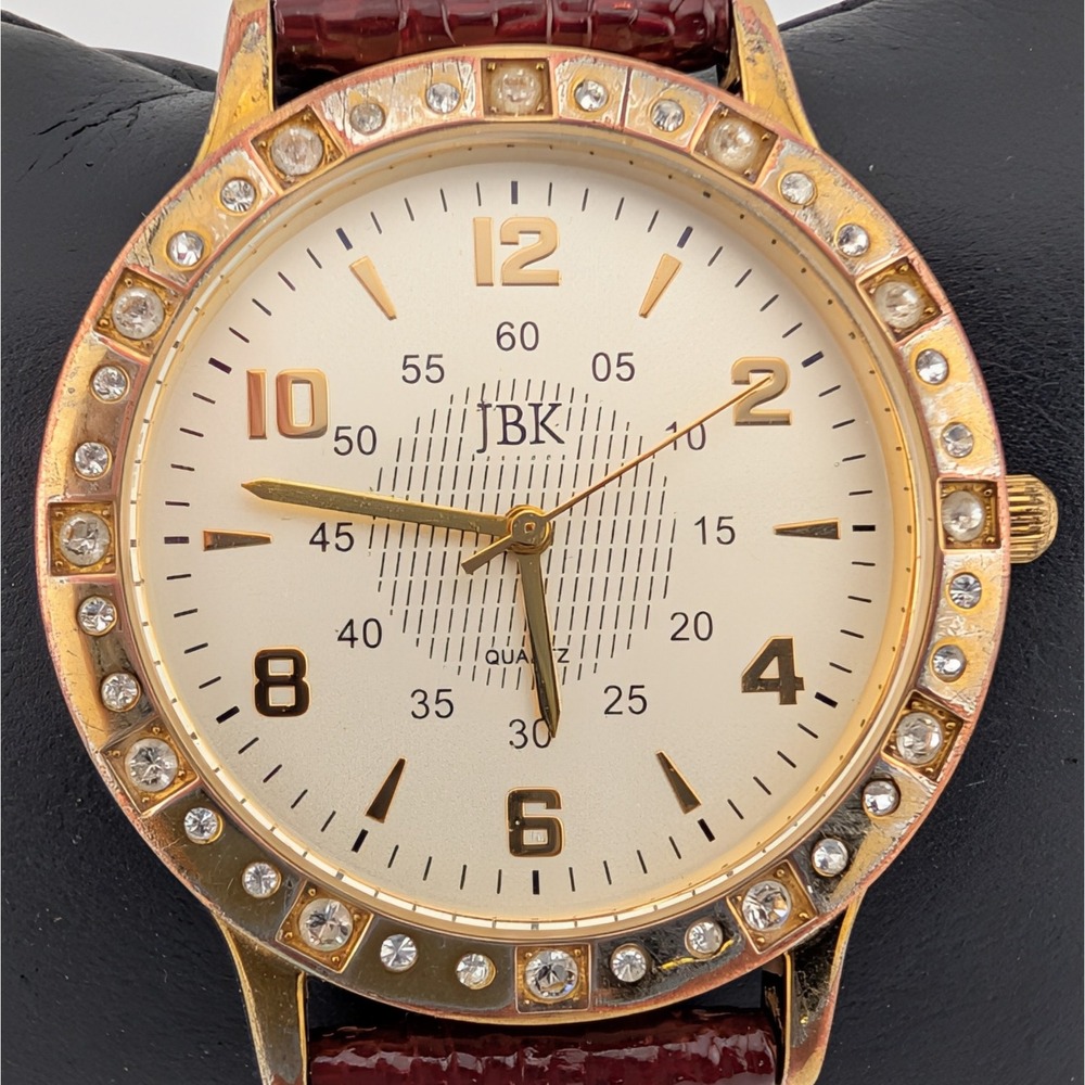 JBK Collection Jackie Kennedy Replica Watch Camrose & Kross Crystal Bezel Quartz - Picture 2 of 10